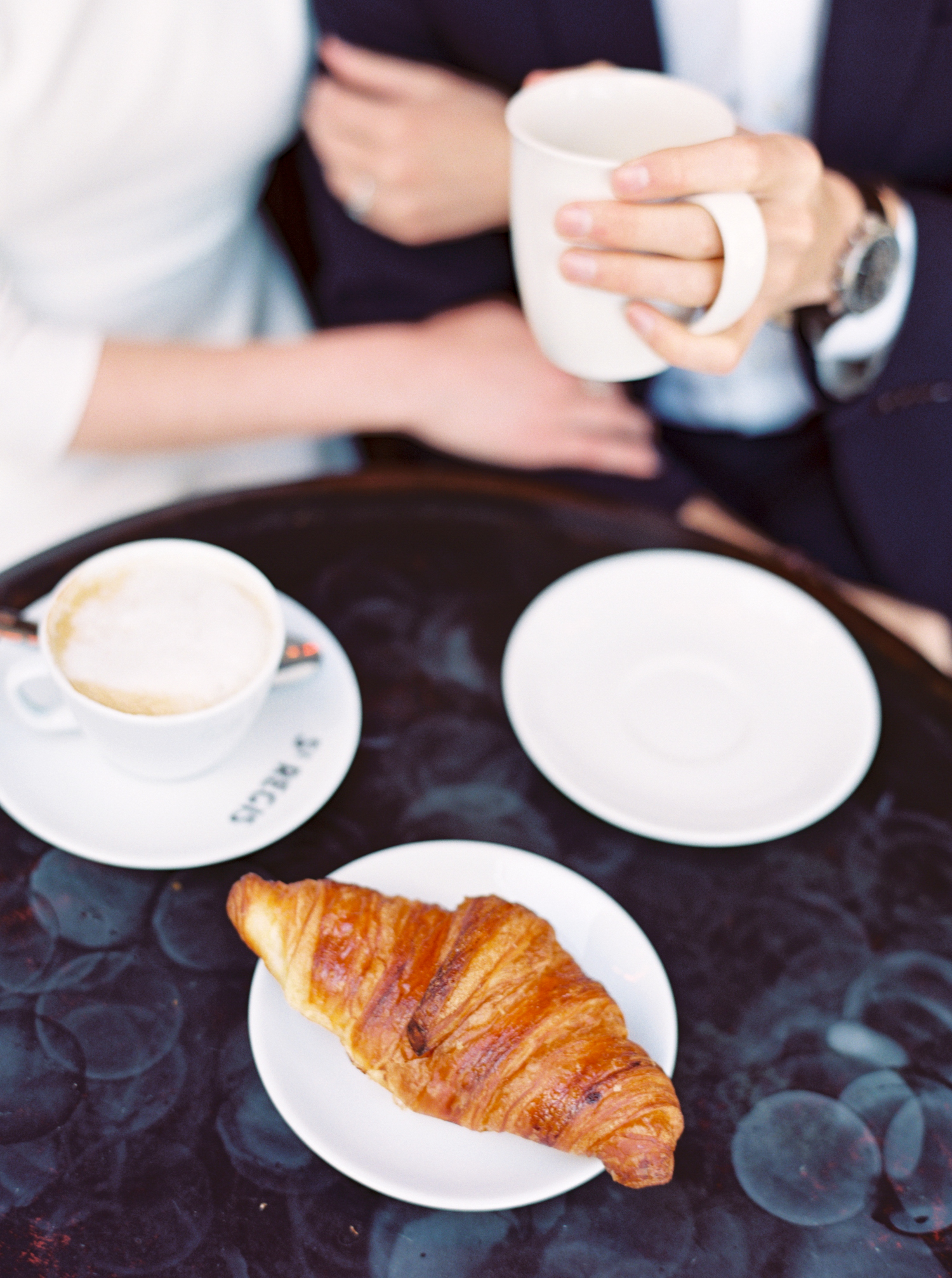 Paris engagement photographer | Paris wedding photography | Paris engagement photography | Paris couple cafe | France wedding photographer | Paris film photographer | Molly Carr Photography