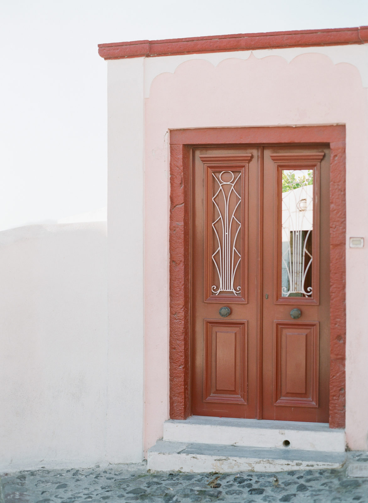 Santorini Wedding Photography | Oia Destination Elopement | Greece Film Photographer | Molly Carr Photography | Canaves Oia Wedding | Santorini Door