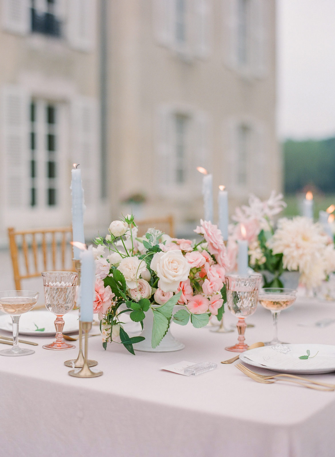 Chateau de Varennes wedding photography | Burgundy France Wedding Venue | Paris Film Photographer | Molly Carr Photography | Fall Wedding in France | Blush Wedding Reception