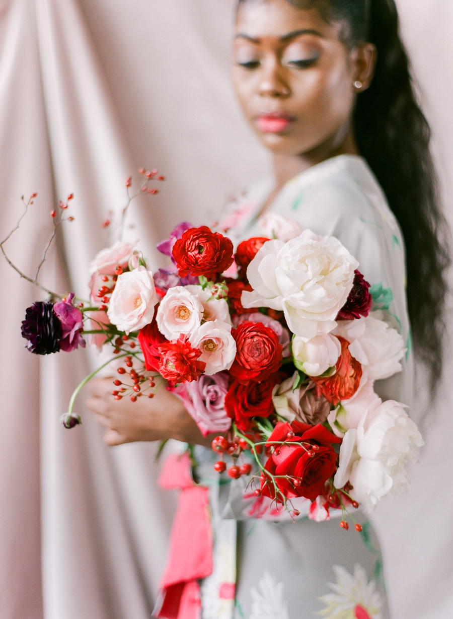 Pink Wedding Inspiration | Molly Carr Photography | Isibeal Studio | Paris Film Photographer | Paris Wedding Photographer | France Destination Wedding | Fine Art Film Photography