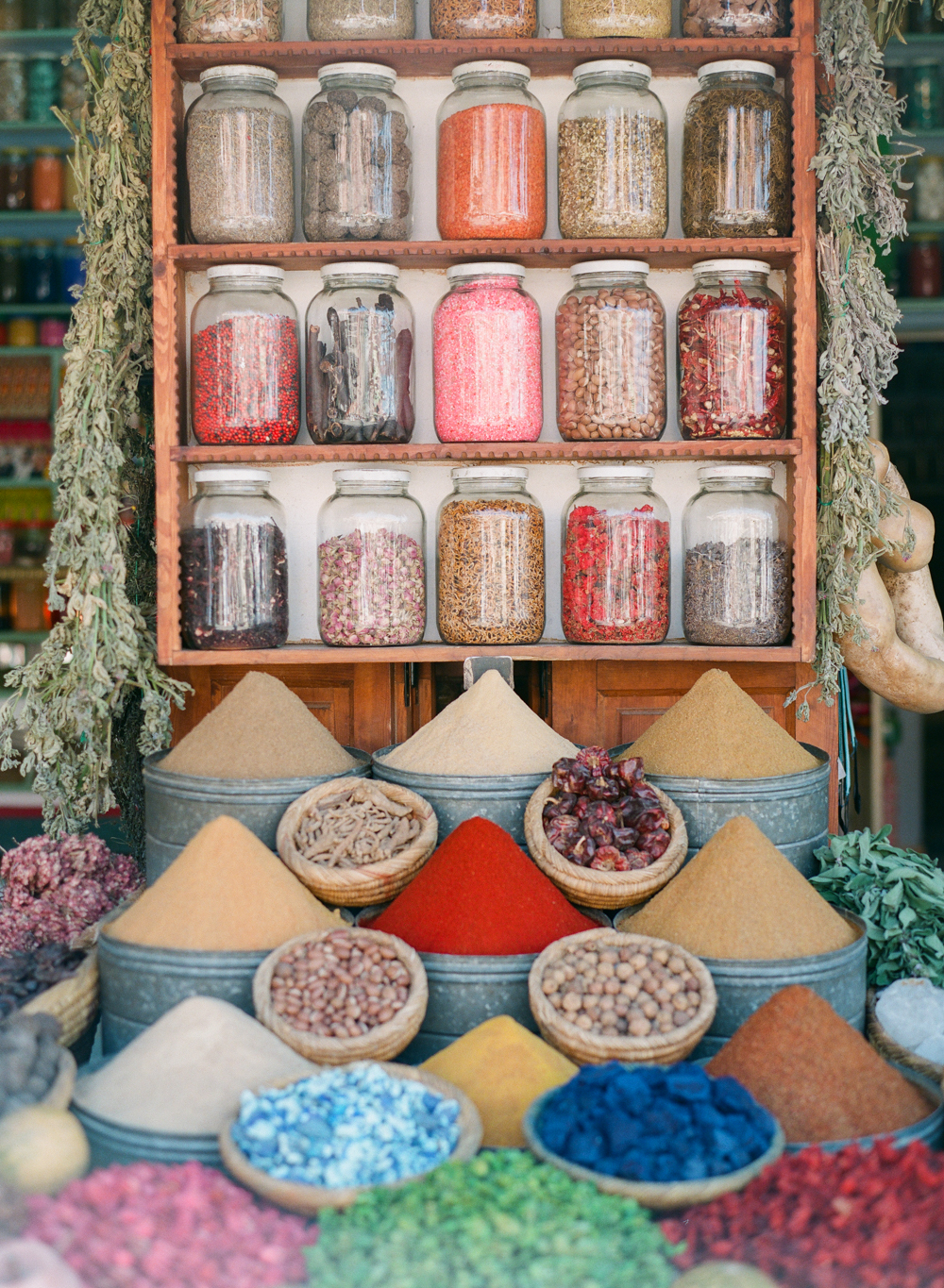 Marrakech Wedding Photographer | Morocco Destination Wedding | Molly Carr Photography | Film Photographer | Souk Spice Market