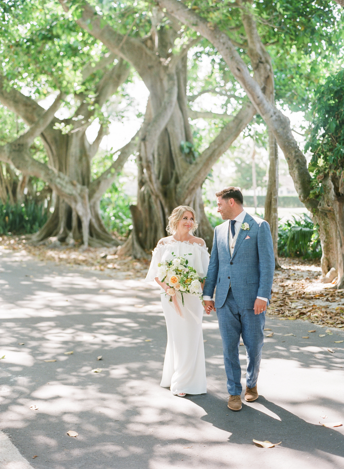 Boca Grande Wedding Photographer | Gasparilla Island Wedding | Molly Carr Photography | Destination Wedding | Film Photographer | Florida | Banyan Street Wedding Photos | Tadashi Shoji Athena Gown