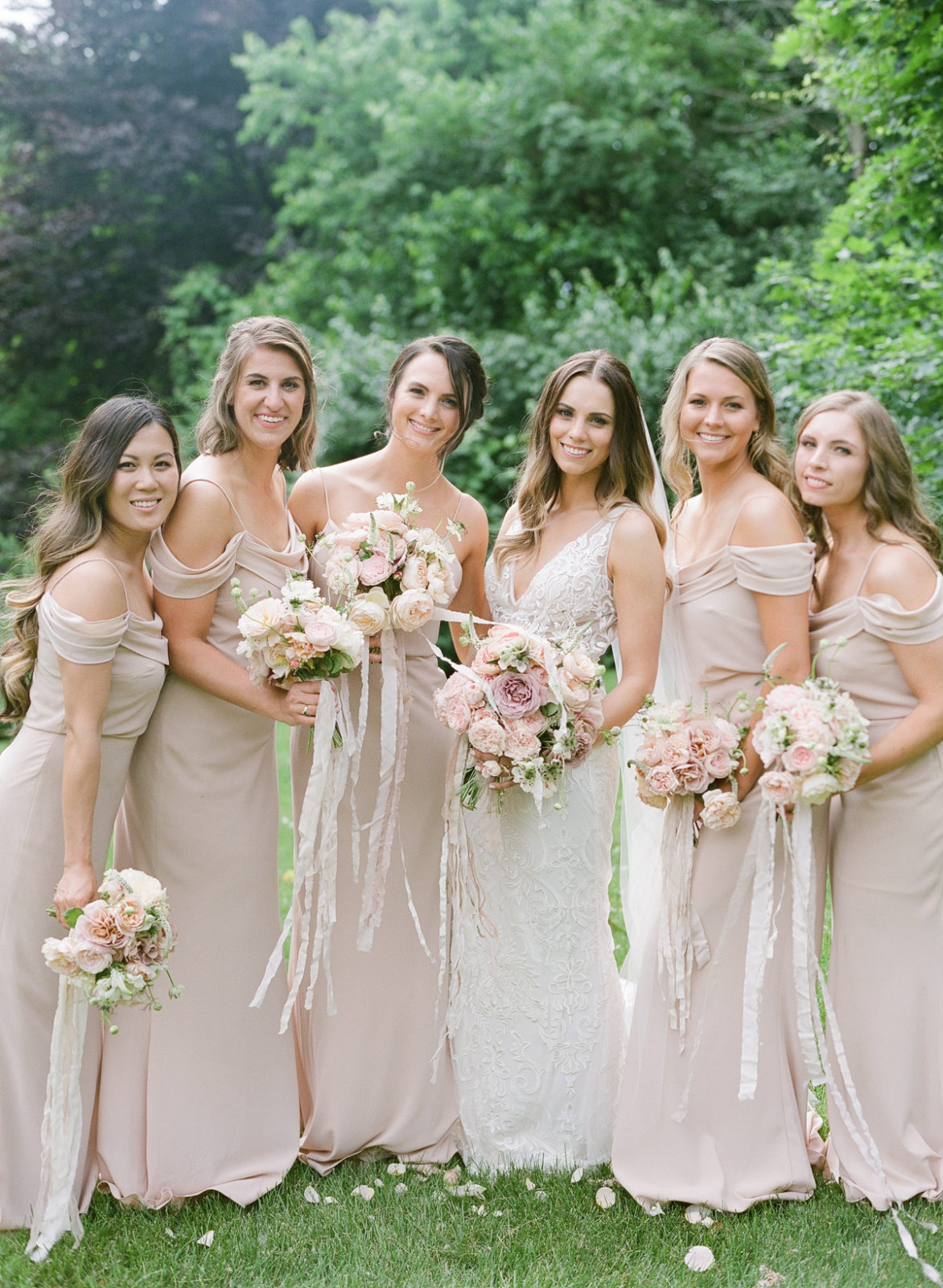 Laurel Hall Wedding Photos | Molly Carr Photography | Fine Art Film Photographer | Chicago Wedding | Summer Garden Party Wedding | European Wedding Inspiration | Bridal Party