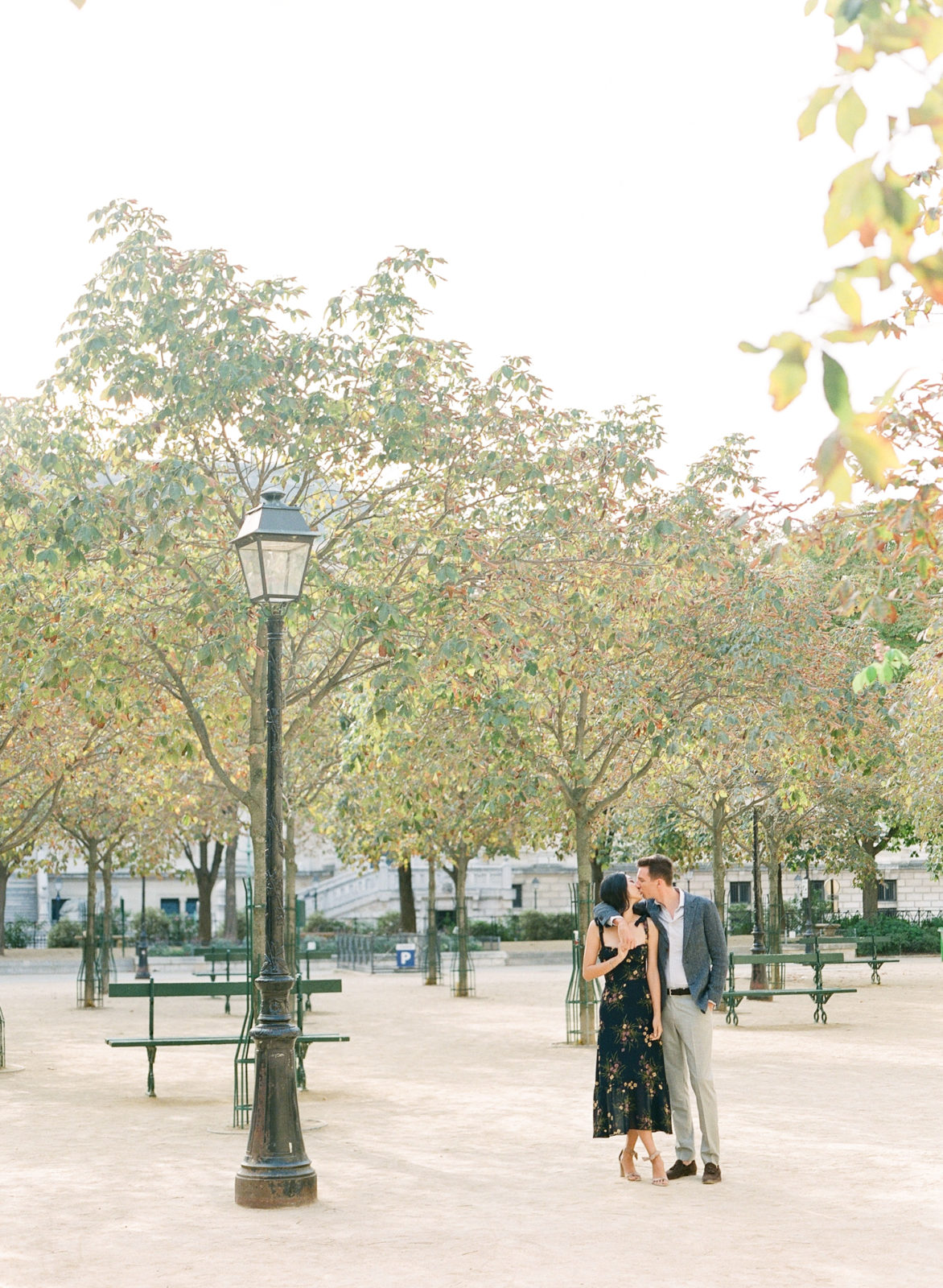 Paris Fine Art Photographer | Molly Carr Photography | Film Photographer in France | Destination Wedding Photographer | Place Dauphine Engagement Photos