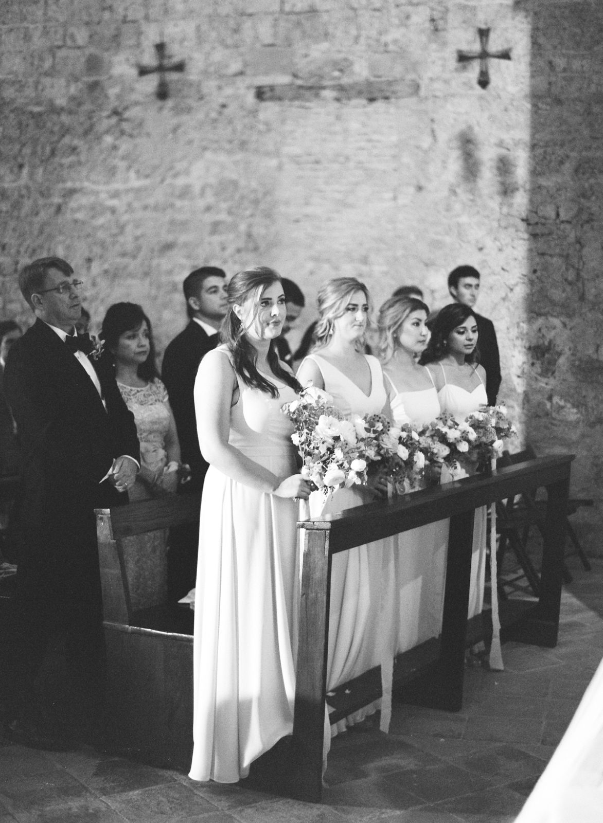 Villa Cetinale Wedding Photographer | Siena Wedding Venue | Tuscany Film Photographer | Italy Destination Wedding | Molly Carr Photography | Chiesa di San Giovanni Battista Ceremony