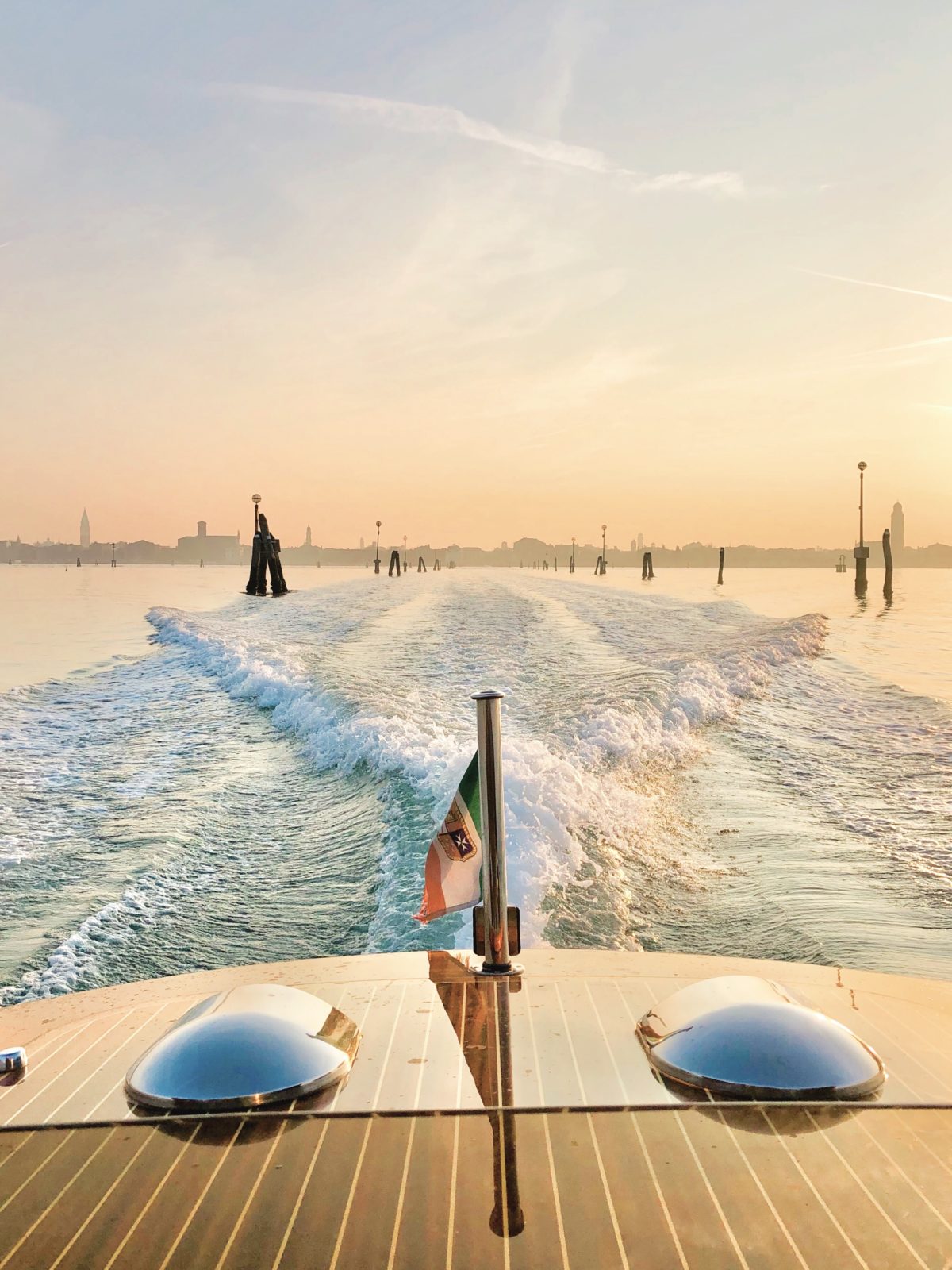 Venice Wedding Photographer | Italy Film Photography | Molly Carr Photography | Venice Sunset Water Taxi