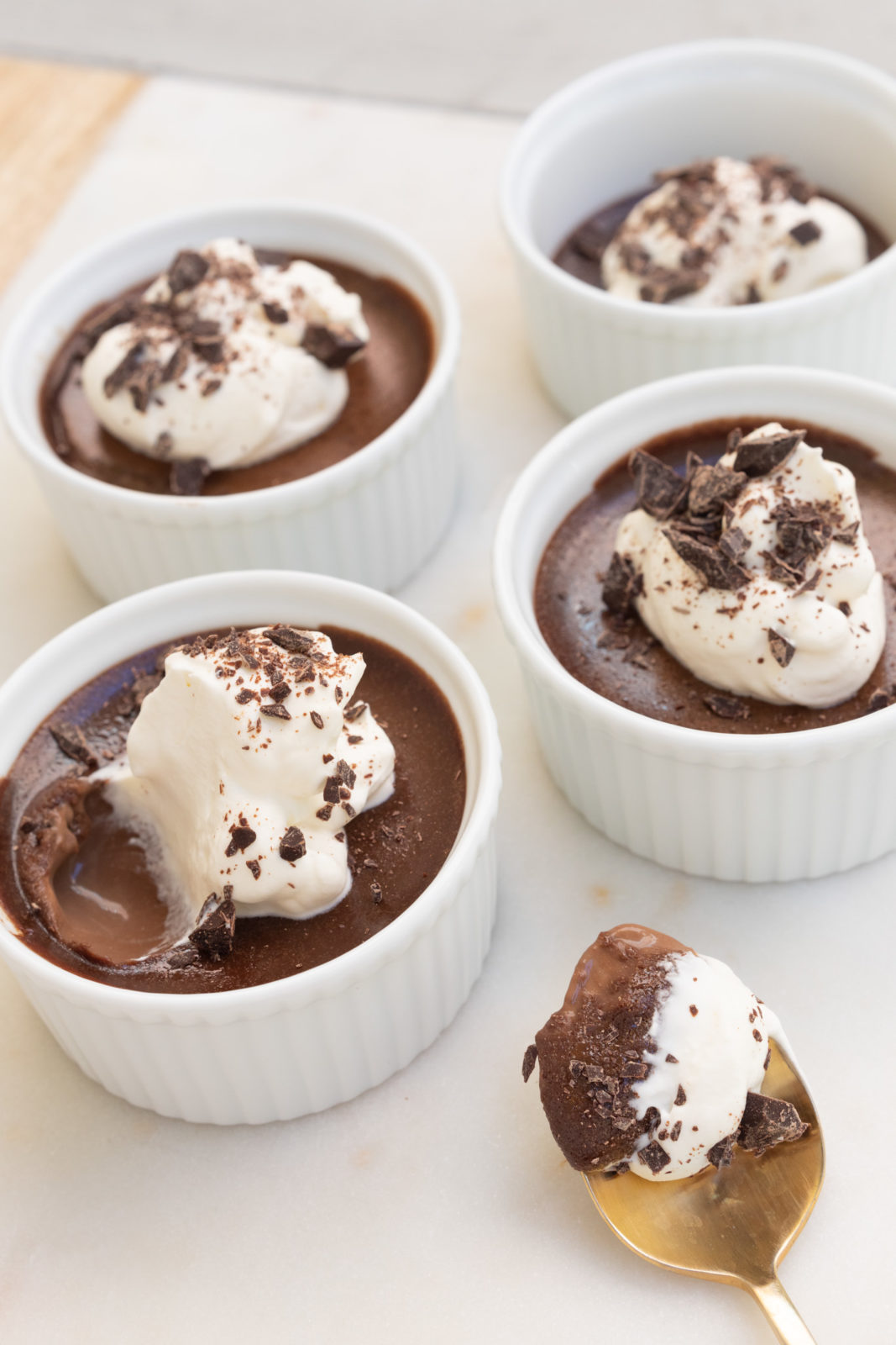 Chocolate Pots de Creme Recipe by Molly Carr Photography