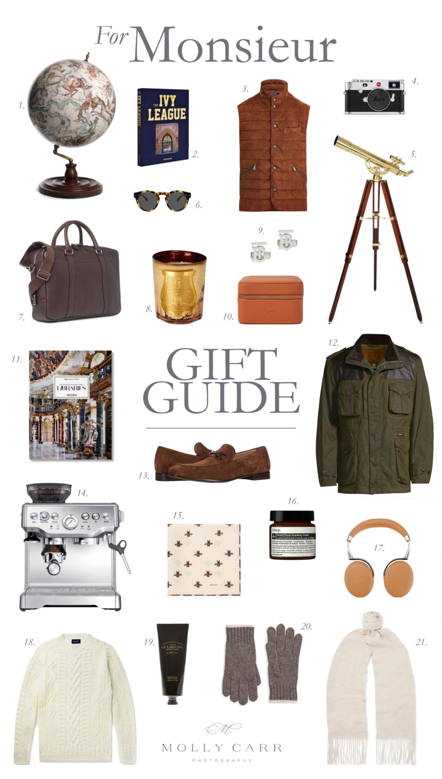 Gift Guide for Him | Luxury Gift Guide 2020 for the Gentleman | Molly Carr Photography