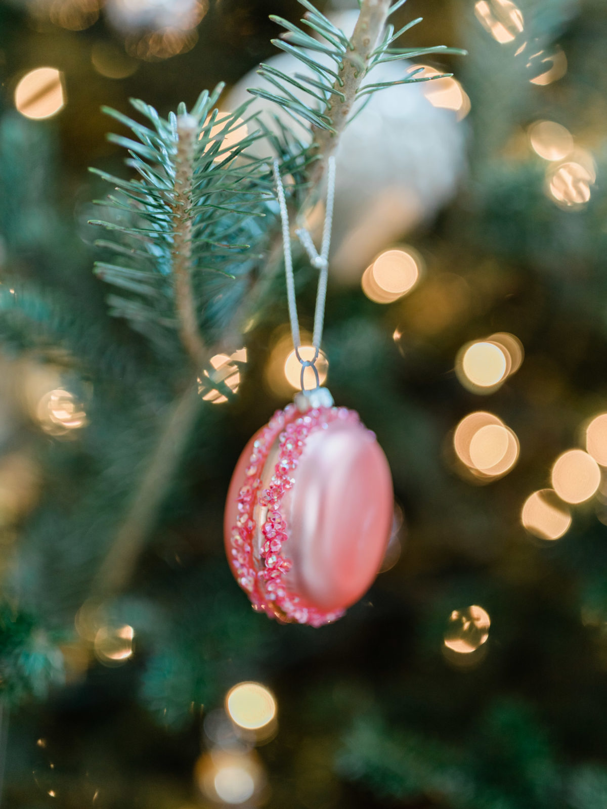 Molly Carr Christmas | Victorian Christmas Tree | Anthropologie Macaron Ornament