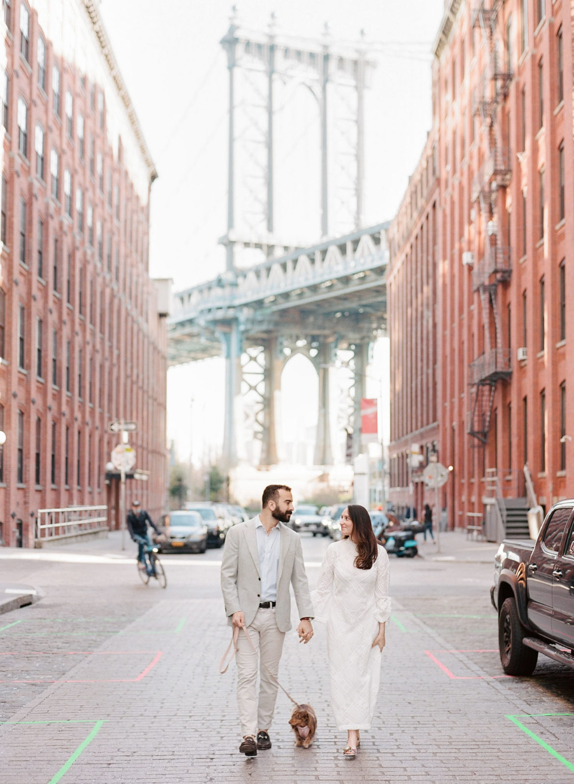 New-York-Film-Photographer-NYC-Luxury-Wedding-Photos-Spring-Engagement-Session-Molly-Carr-Photography-Brooklyn-Bridge-Dumbo