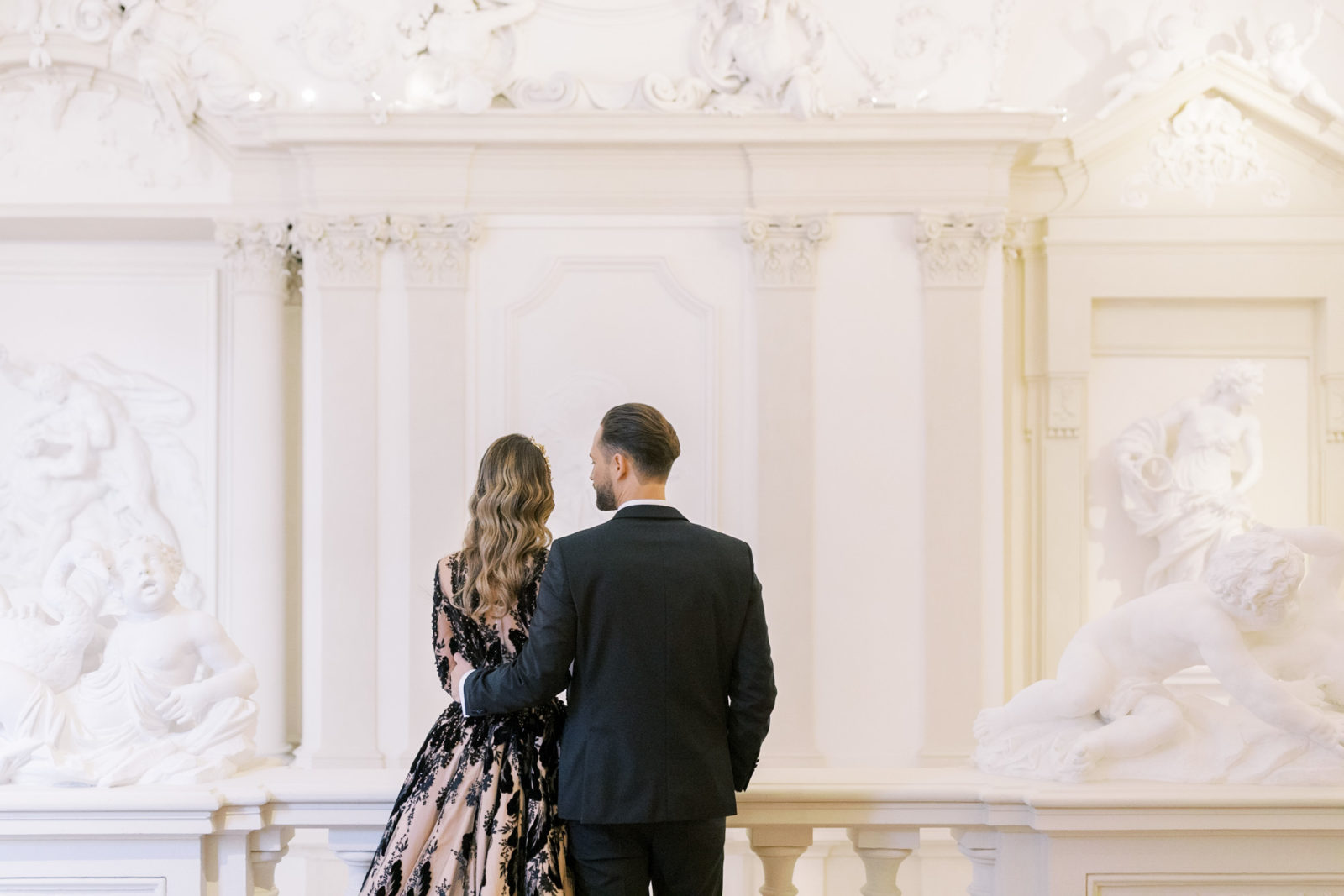 Palais Liechtenstein Wedding Photographer | Austria Luxury Wedding | Vienna Film Photos | Destination Wedding | Molly Carr Photography