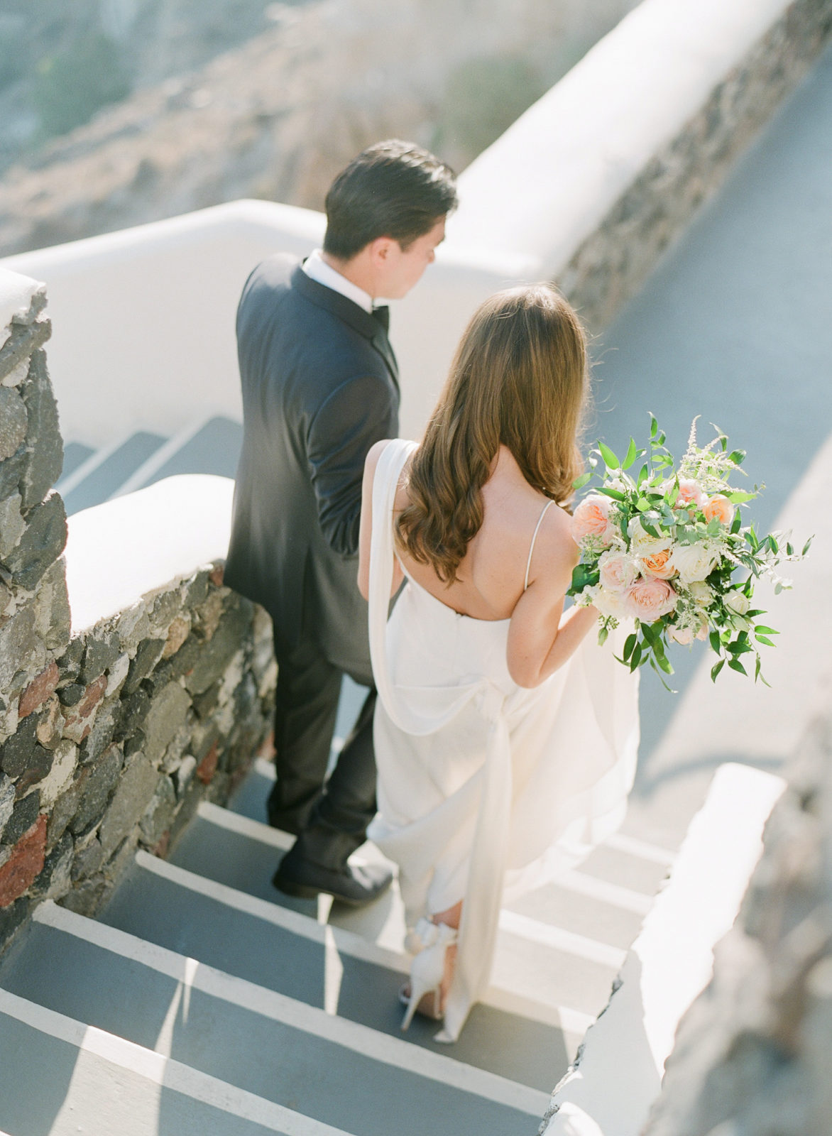Santorini Wedding Photography | Oia Destination Elopement | Greece Film Photographer | Molly Carr Photography | Canaves Oia Wedding