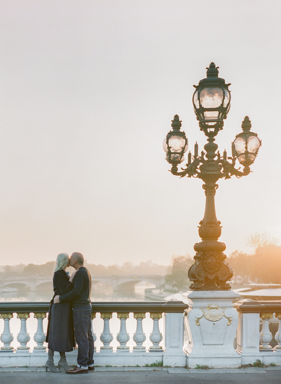 Best Engagement Photos of 2018 | Fine Art Film Photography | Destination Wedding Photographer | Molly Carr Photography | Engagement Session | Pre-Wedding Photos | Paris Engagement Photos on Pont Alexandre III