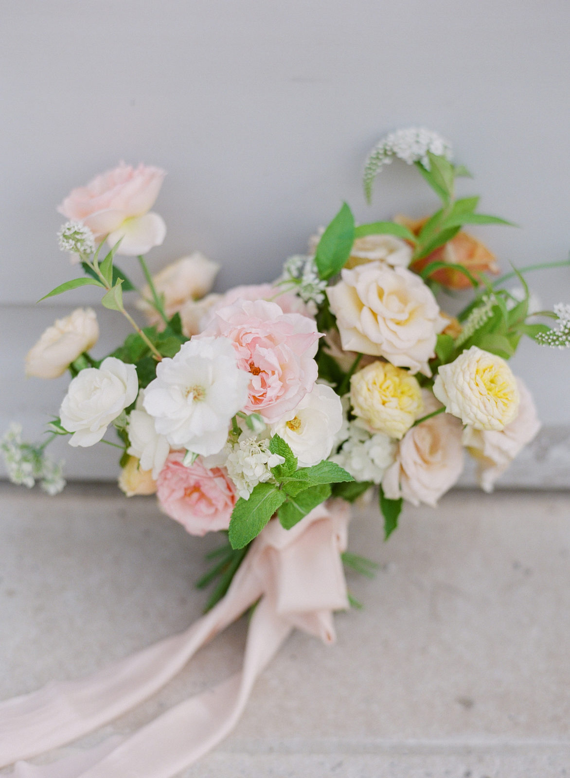 Best Wedding Bouquets of 2018 | Fine Art Wedding Photography | Film Wedding Photography | Molly Carr Photography | Musee Rodin Wedding | Pastel Bridal Bouquet | Paris Luxury Wedding Venue