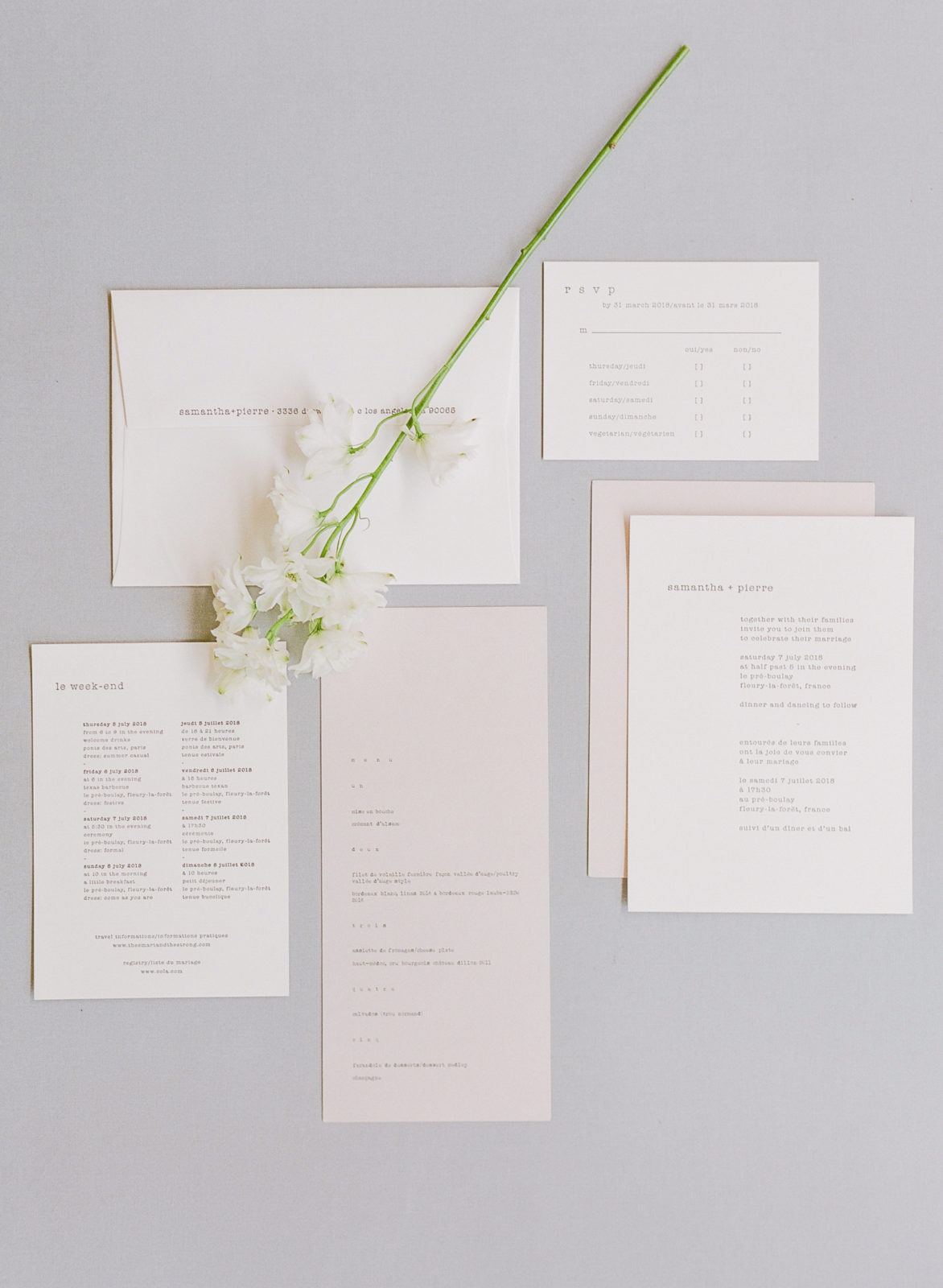 Best Wedding Invitations of 2018 | Fine Art Calligraphy | Wedding Invitation Inspiration | Handmade Wedding Invitations | Molly Carr Photography | Modern Wedding Invitations | Minimalist Wedding Invitations