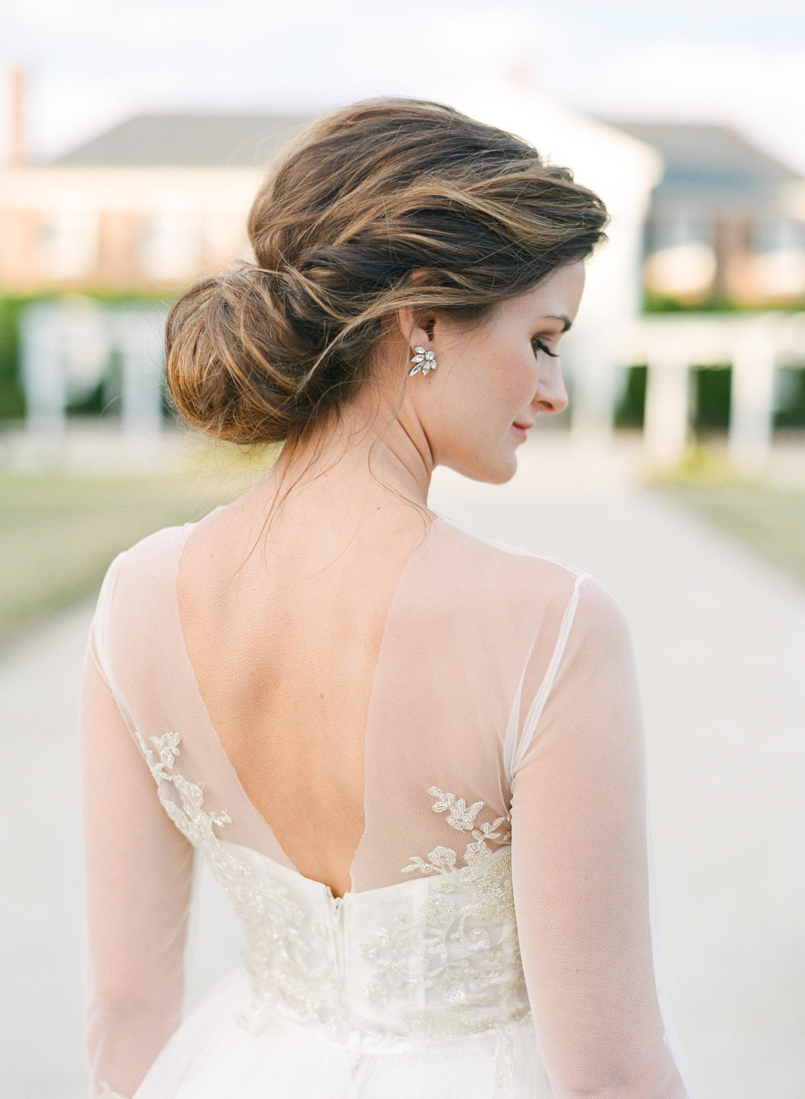 Romantic Bridal Hairstyles Photographed by Molly Carr Photography | Fine Art Bridal Hair and Makeup | Paris Wedding Photographer | Paris Film Photographer | France Destination Wedding | Boone Hall Plantation Wedding in Charleston, South Carolina with The Petal Report
