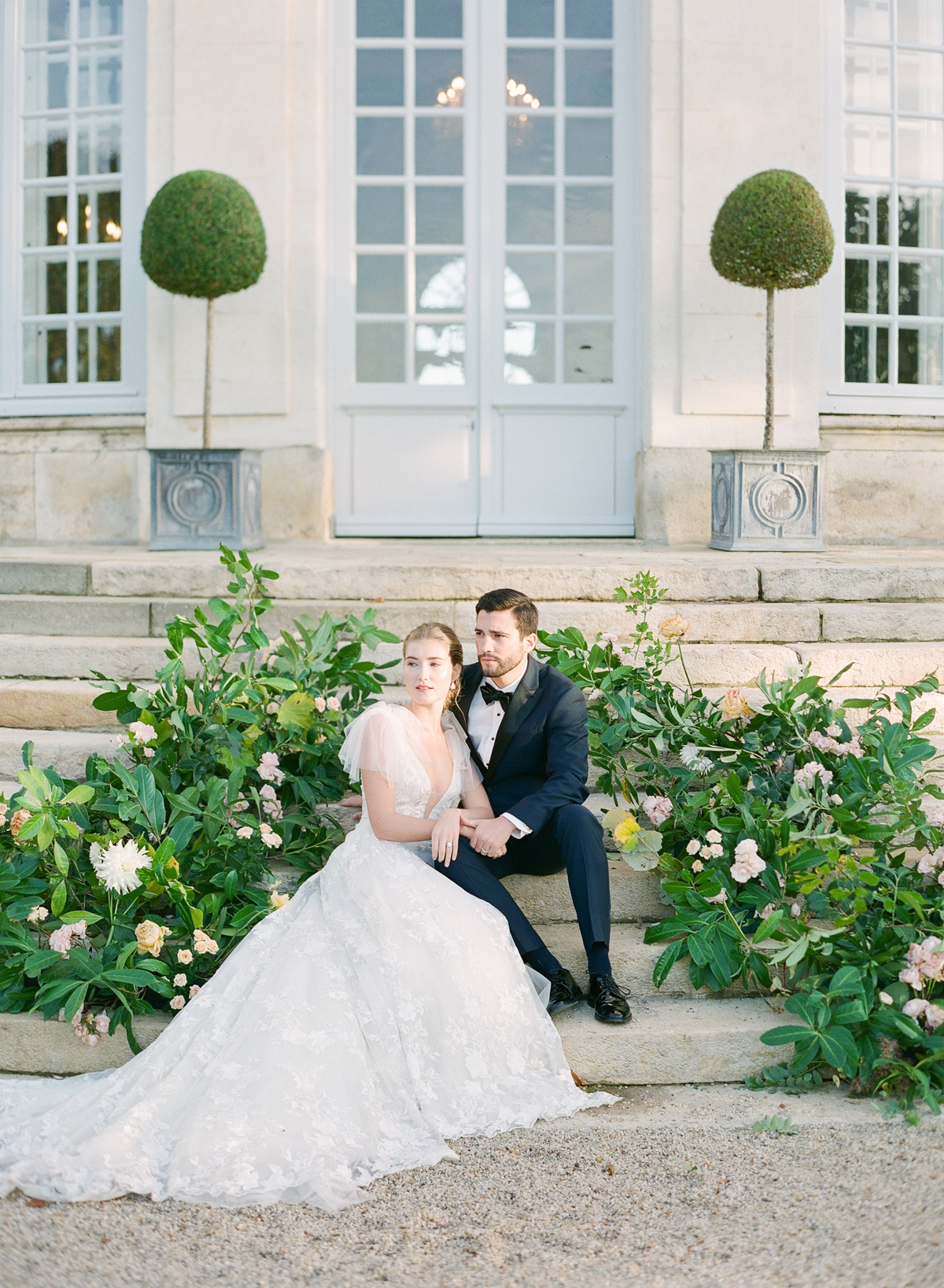 Chateau Du Grand-Luce Wedding | Seen on Style Me Pretty by Molly Carr