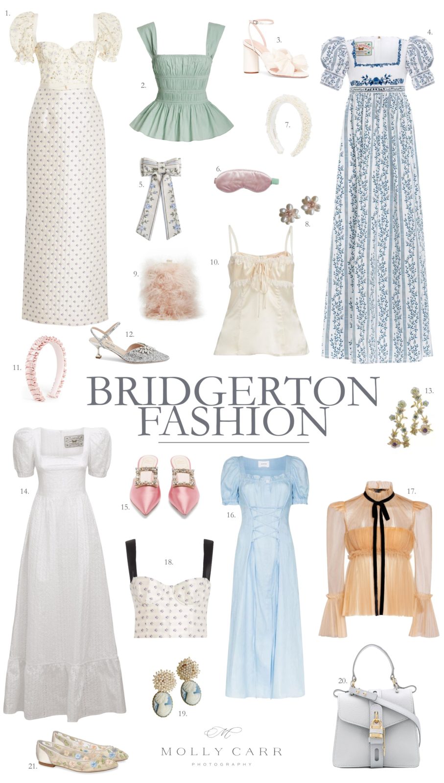 Bridgerton Fashion Inspiration | Regency Dresses & Pastel Frocks | Molly Carr Photography