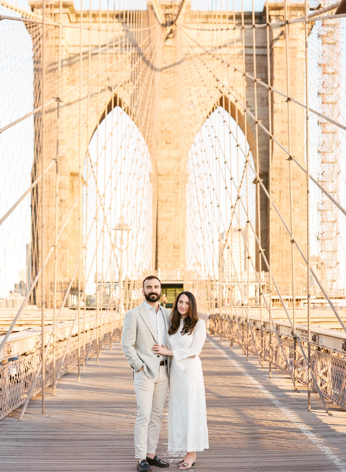 New-York-Film-Photographer-NYC-Luxury-Wedding-Photos-Spring-Engagement-Session-Molly-Carr-Photography-Brookyln-Bridge