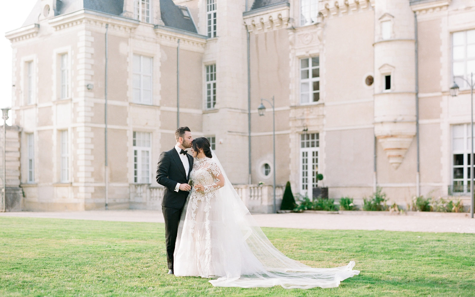 Chateau Jalesnes Wedding Photographer in Martha Stewart Weddings