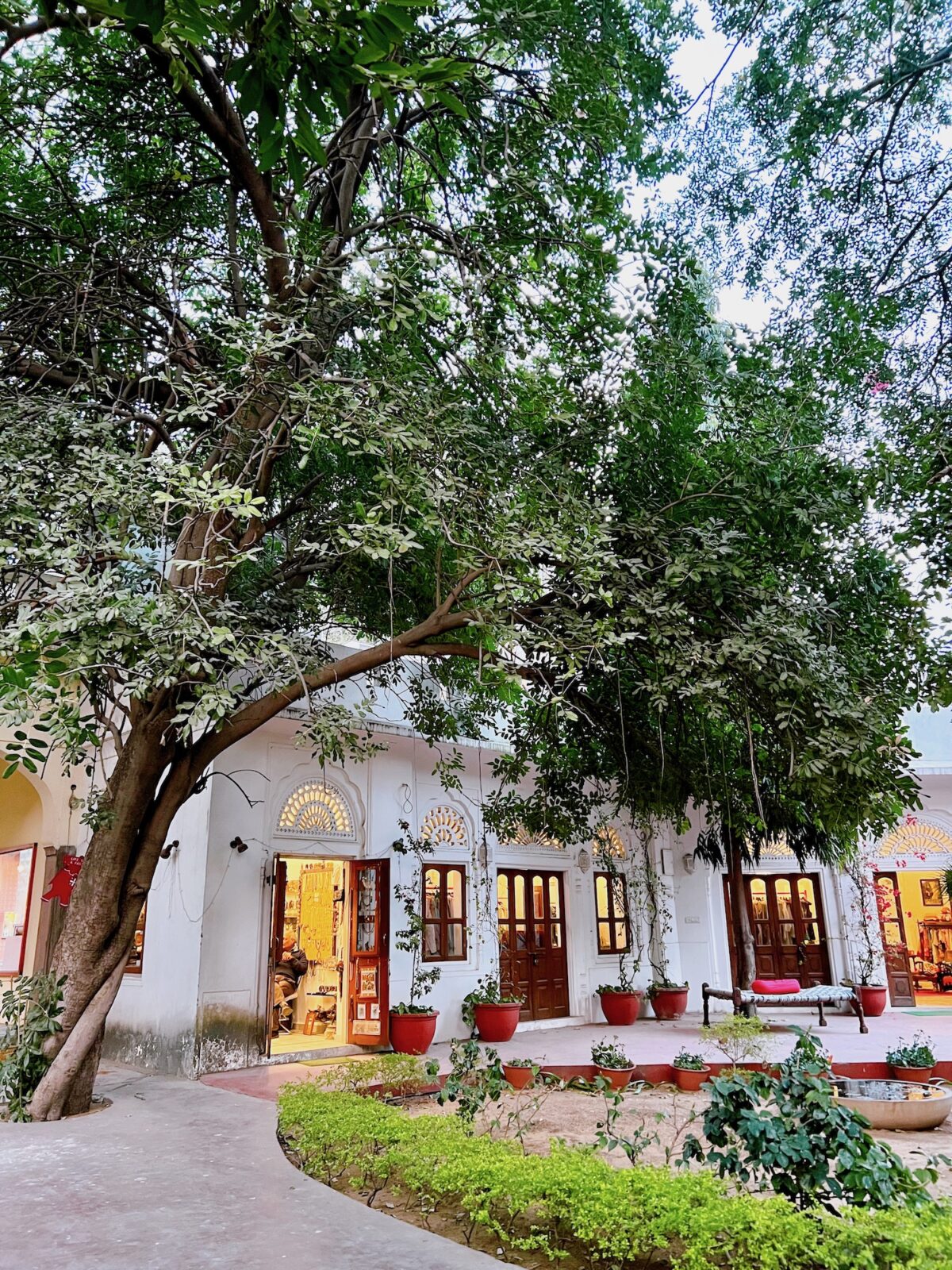 Jaipur Luxury Travel Guide | Rajasthan | India | Molly Carr Photography | Hotel Narain Niwas Palace Arcade | Hot Pink